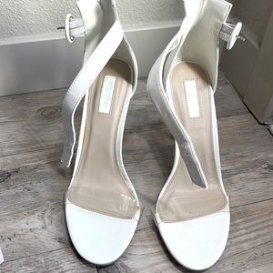 White heels, shoes